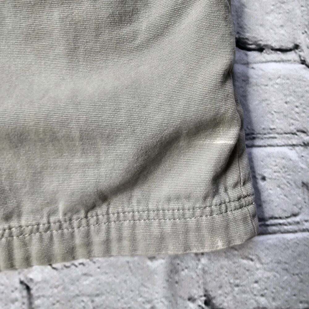BDG Womens Urban Outfitters Gray Green Denim Overall Dress Size Large - Picture 12 of 12